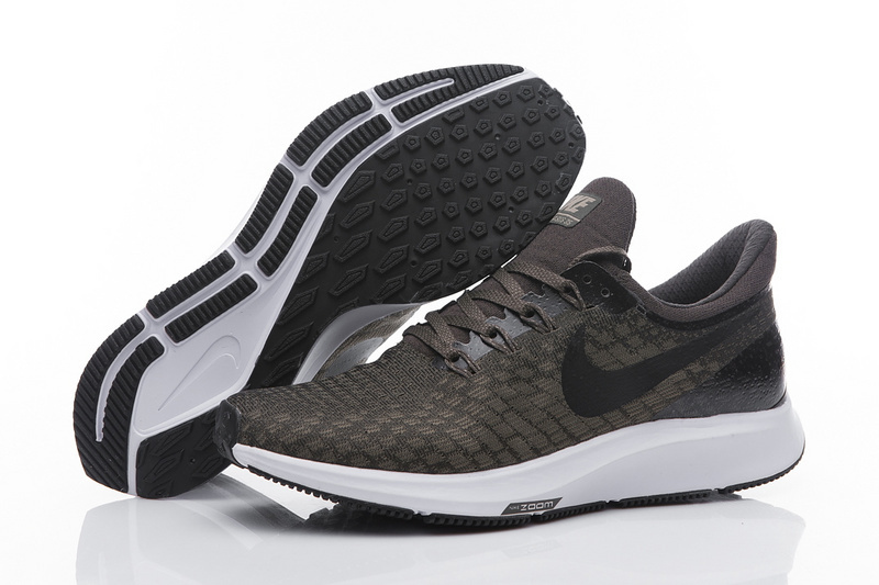 Nike Air Zoom Pegasus 35 Brown Black Shoes - Click Image to Close